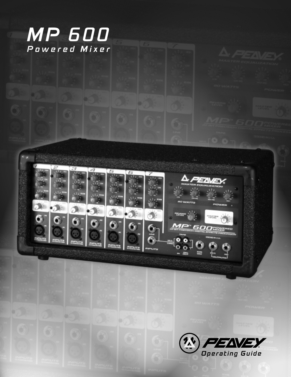 Peavey MP 600 User Manual | 32 pages