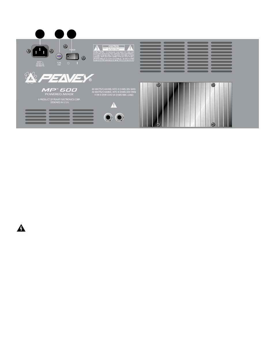 Peavey MP 600 User Manual | Page 24 / 32