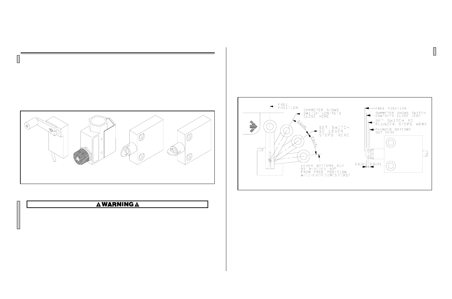 Setting limit switches, Êsetting switches | Milnor KURSPK0025 User Manual | Page 3 / 30