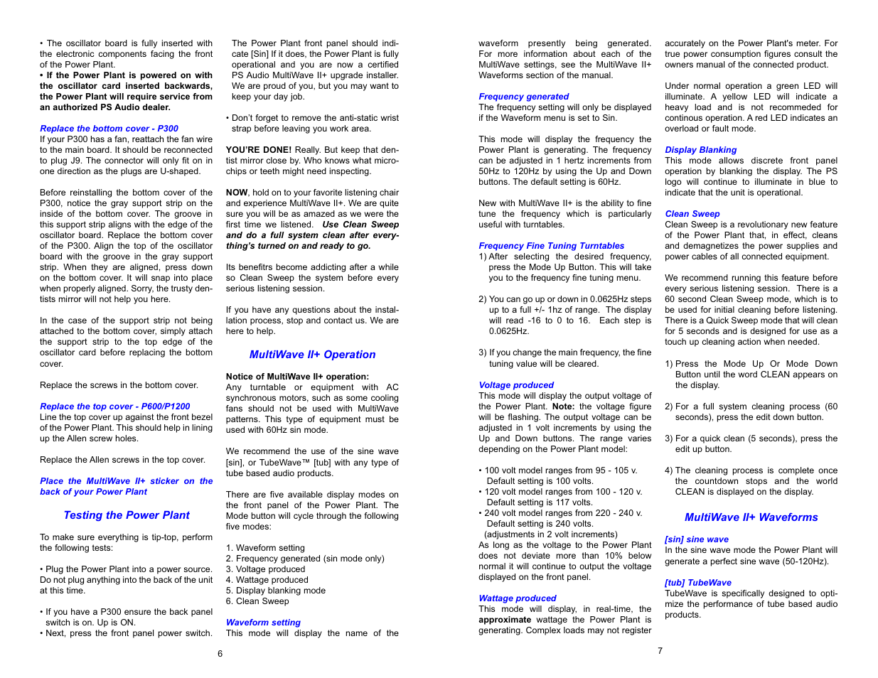 PS Audio P600 User Manual | Page 4 / 5