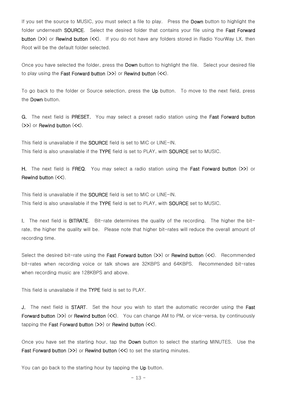PoGo Products RadioYourWay LX User Manual | Page 14 / 46