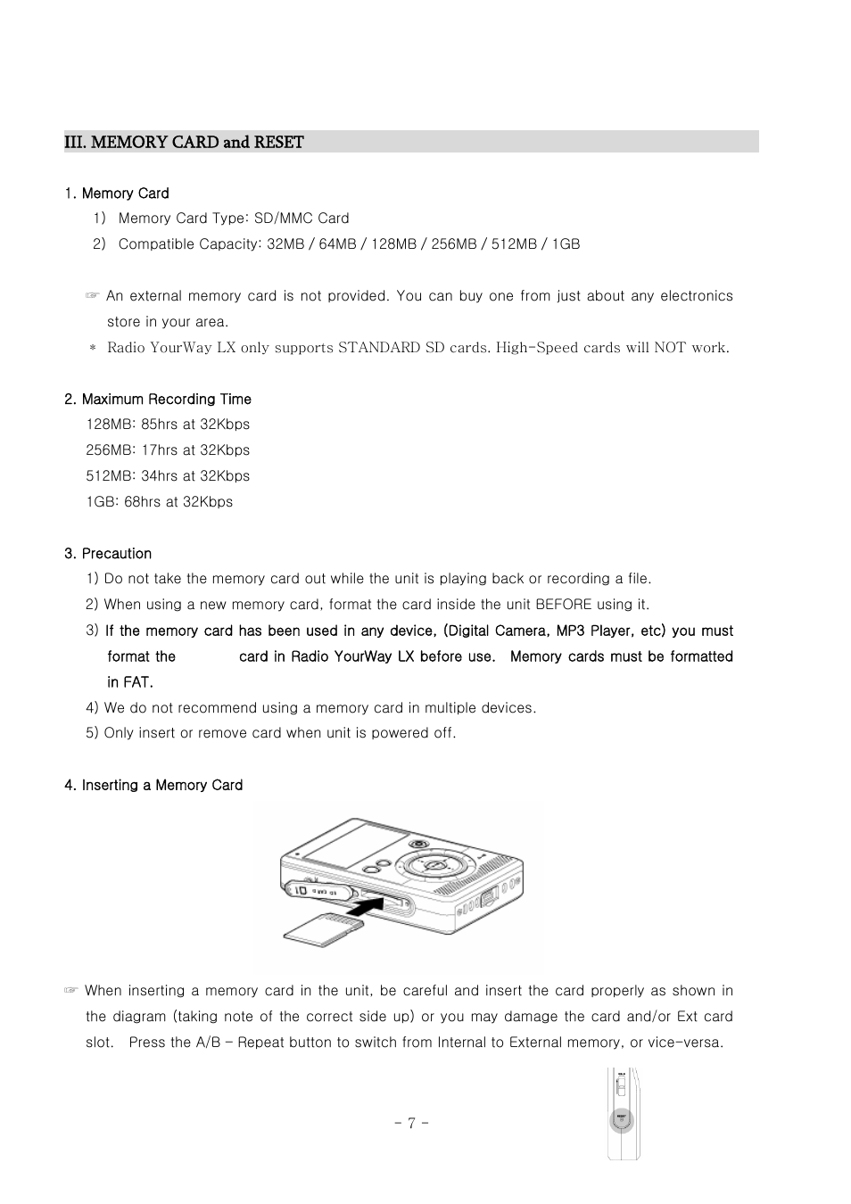 PoGo Products RadioYourWay LX User Manual | Page 8 / 46