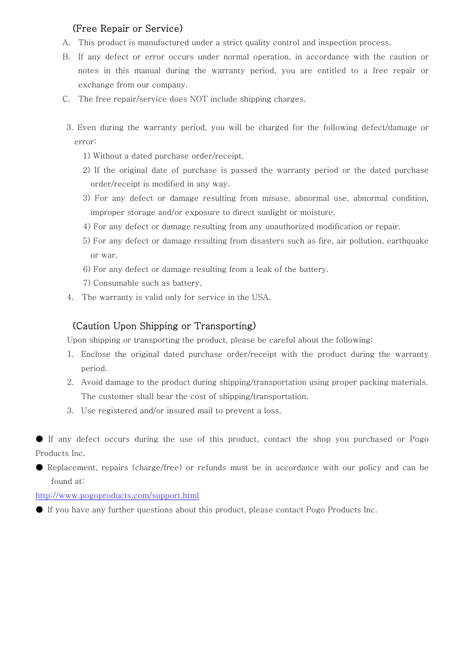 PoGo Products Radio YourWay User Manual | Page 38 / 39