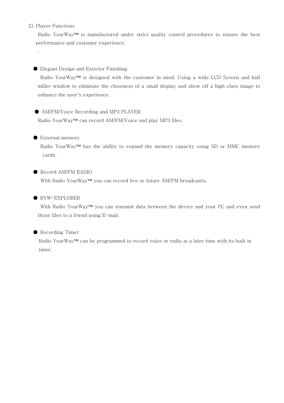 PoGo Products Radio YourWay User Manual | Page 5 / 39