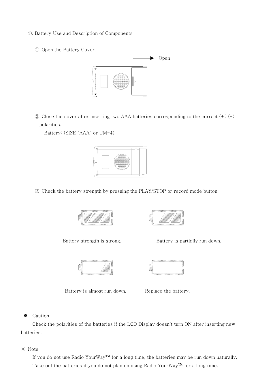 PoGo Products Radio YourWay User Manual | Page 8 / 39