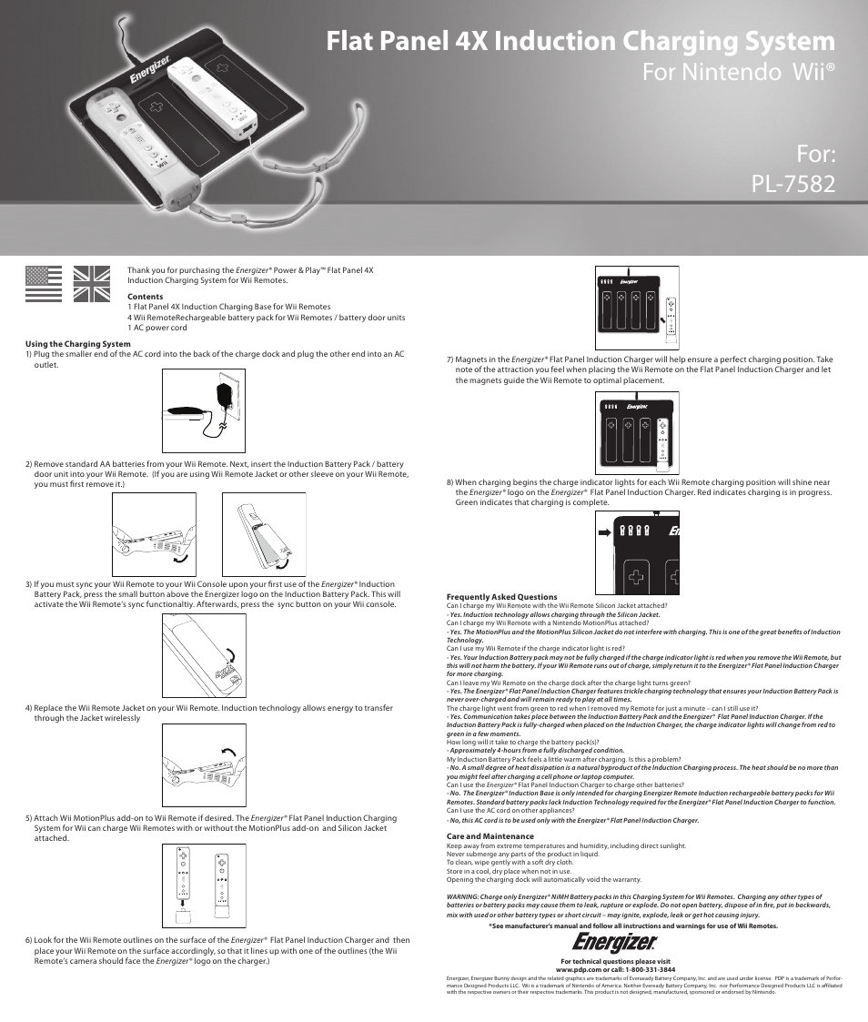 PDP Power & Play PL-7582 User Manual | 6 pages