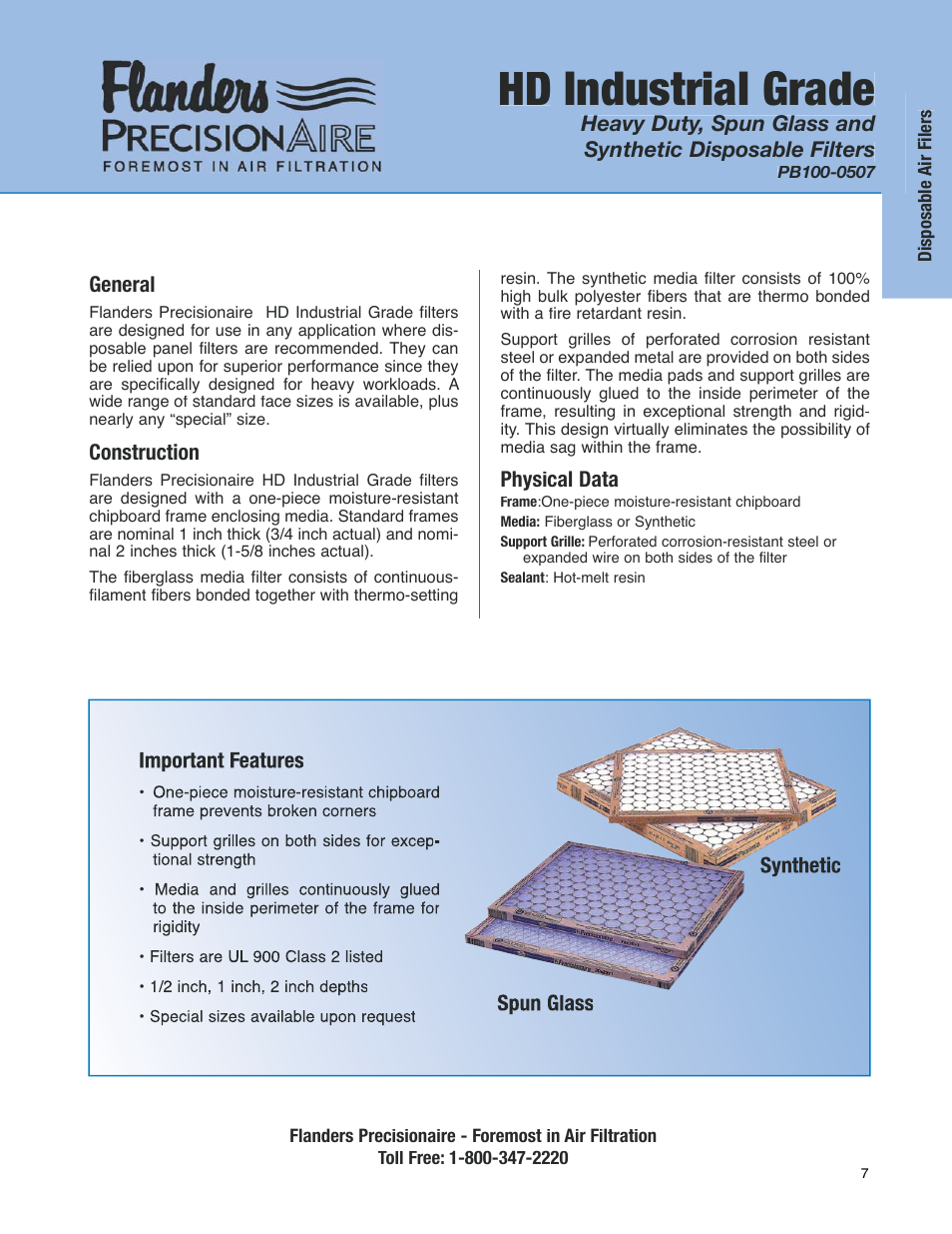 Precisionaire Flanders PB100-0507 User Manual | 2 pages