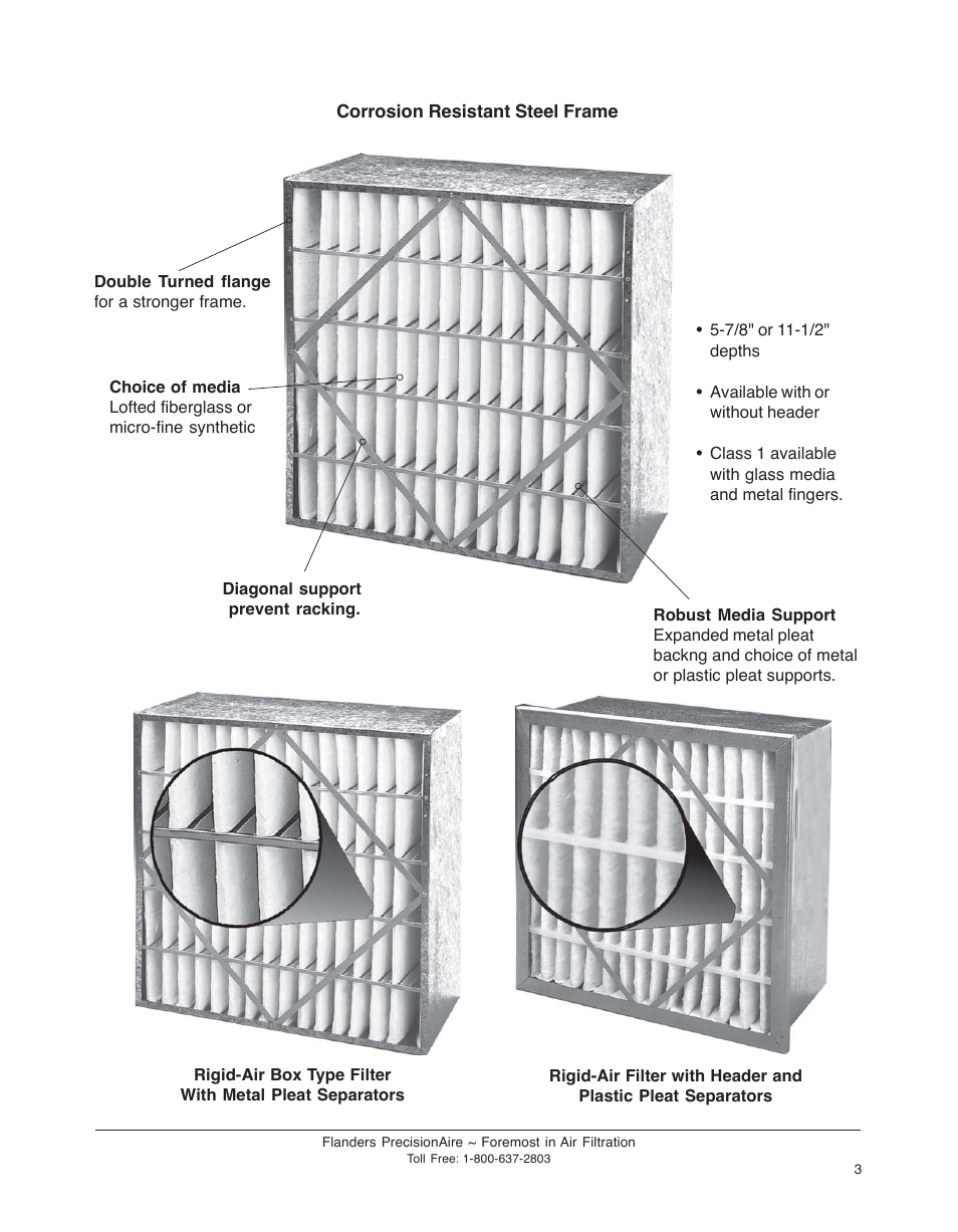 Precisionaire Rigid Air MERV 10-14 User Manual | Page 3 / 4