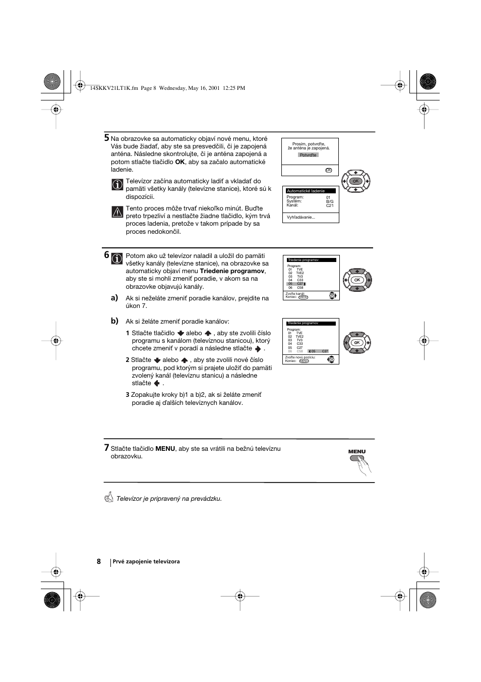 Sony KV-21LT1K User Manual | Page 116 / 128