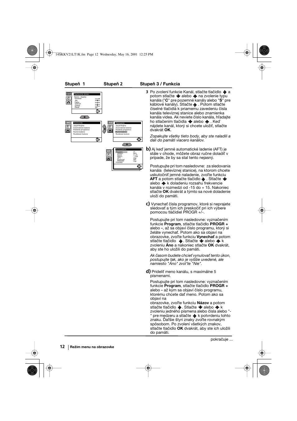 Sony KV-21LT1K User Manual | Page 120 / 128