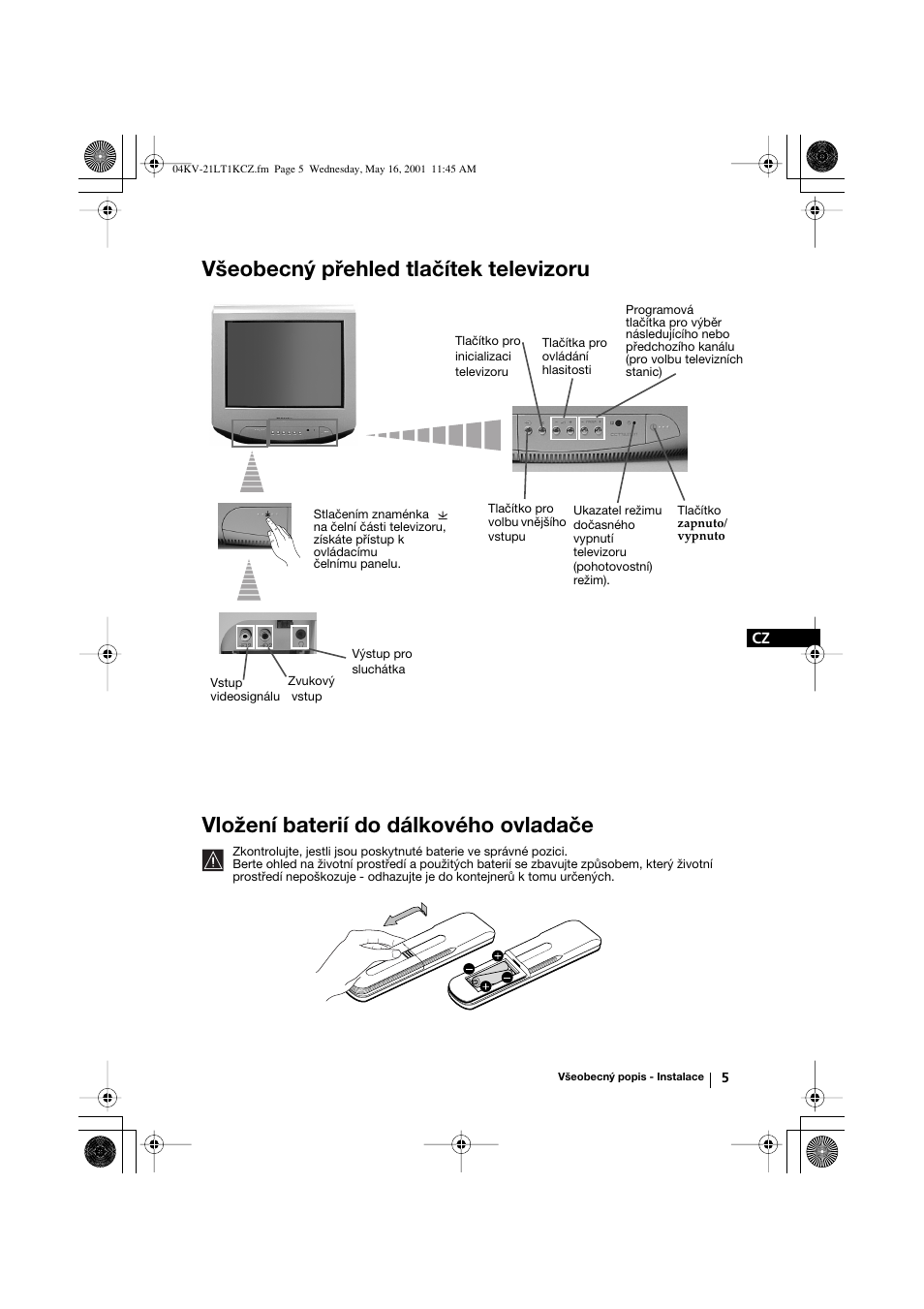 Sony KV-21LT1K User Manual | Page 23 / 128