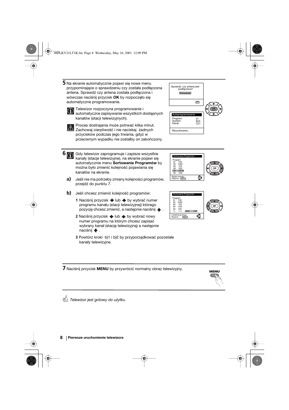 Sony KV-21LT1K User Manual | Page 62 / 128