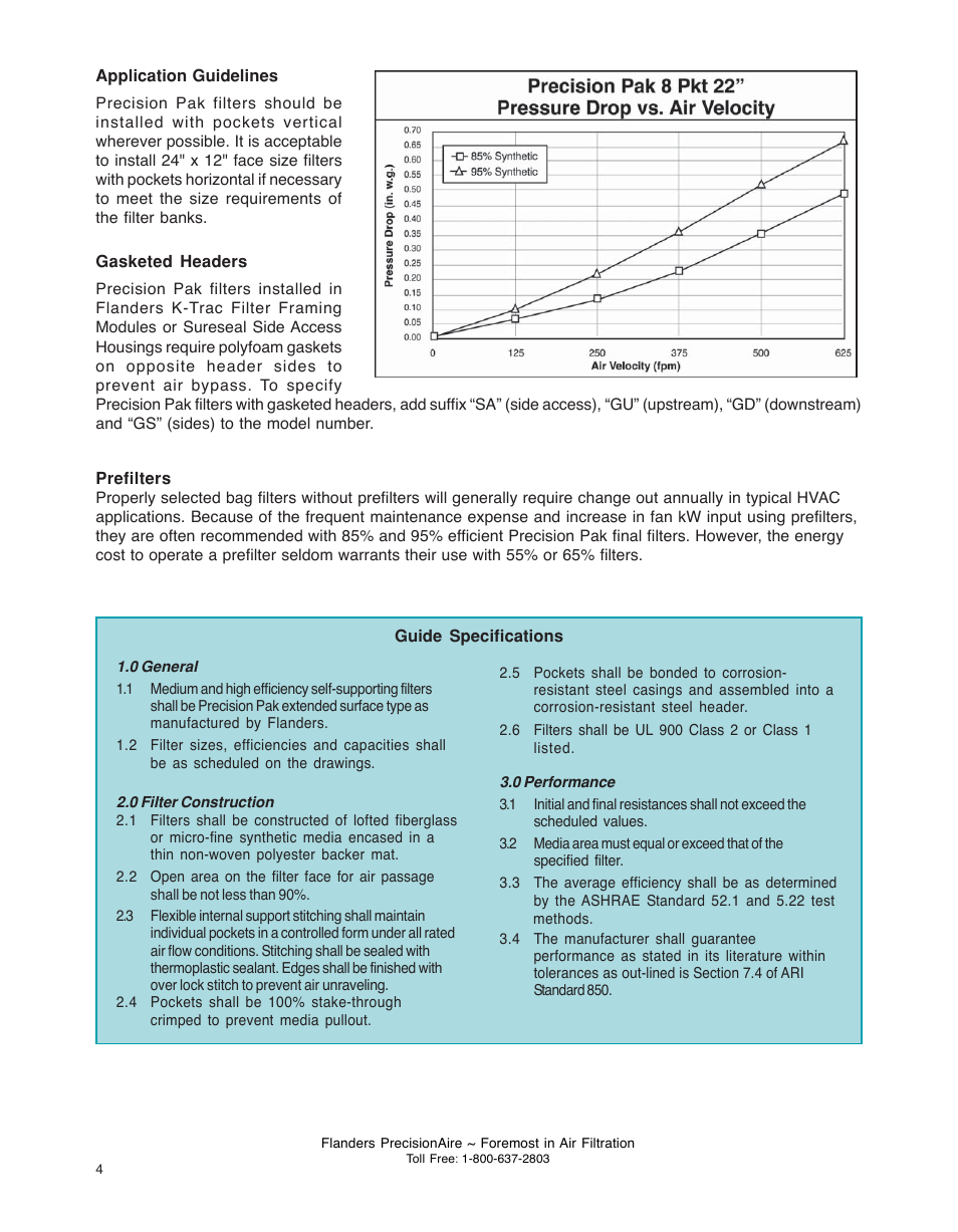 Precisionaire Flanders FB1100-0606 User Manual | Page 4 / 4