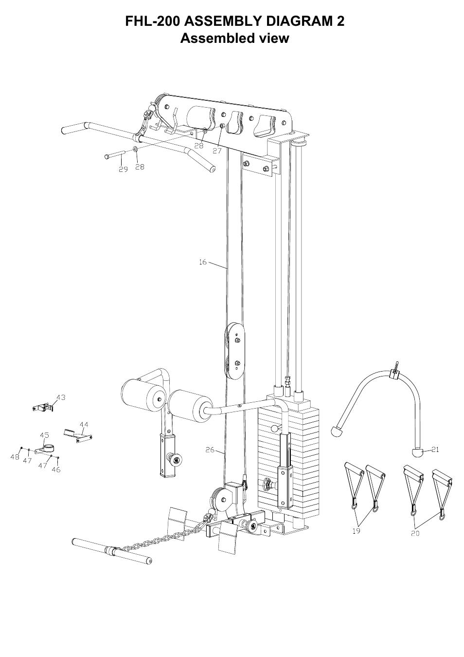 ProSpot Fitness Bench FHL-200 User Manual | Page 4 / 9