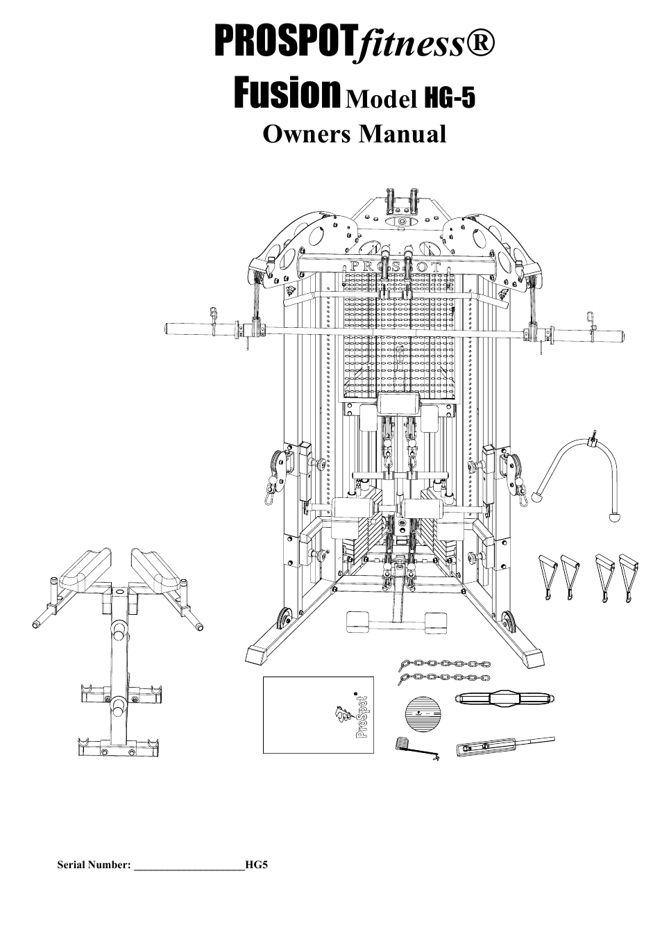 ProSpot Fitness FUSION HG-5 User Manual | 29 pages