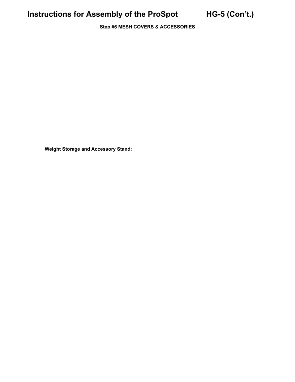 ProSpot Fitness FUSION HG-5 User Manual | Page 7 / 29