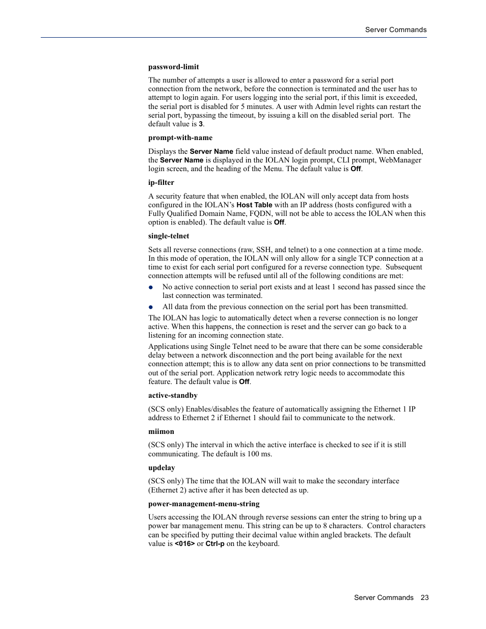 Perle Systems IOLAN SDS User Manual | Page 23 / 162