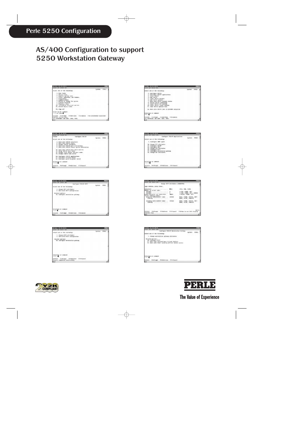 Perle 5250 configuration | Perle Systems 5250 User Manual | Page 2 / 4