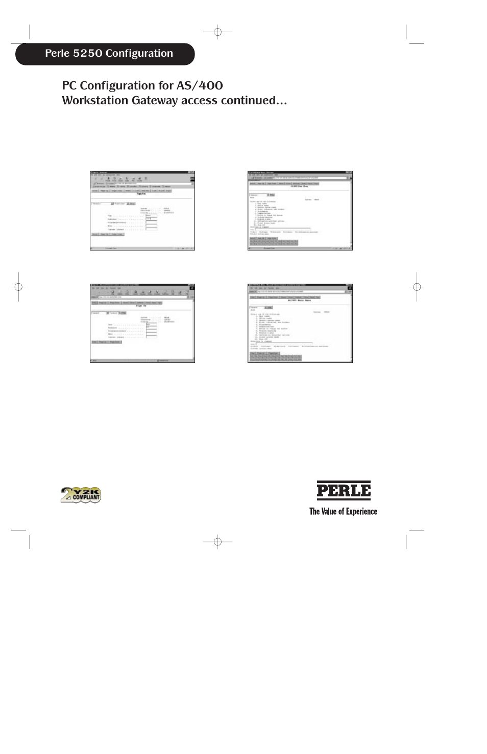 Perle 5250 configuration | Perle Systems 5250 User Manual | Page 4 / 4