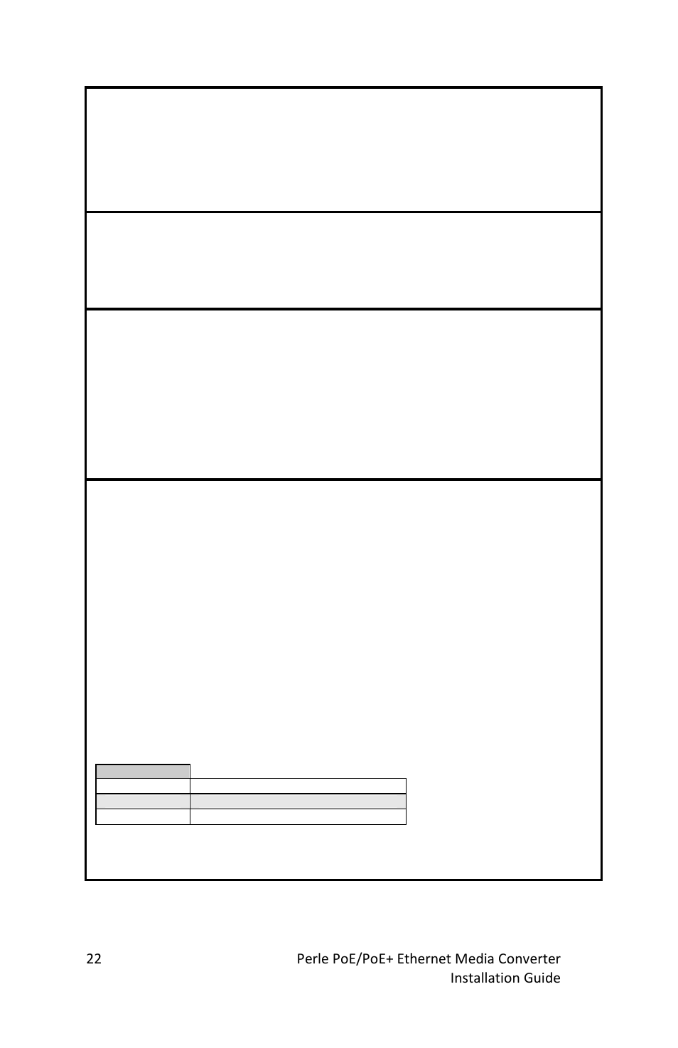 Perle Systems MEDIA CONVERTERS S-1110DPP User Manual | Page 22 / 30