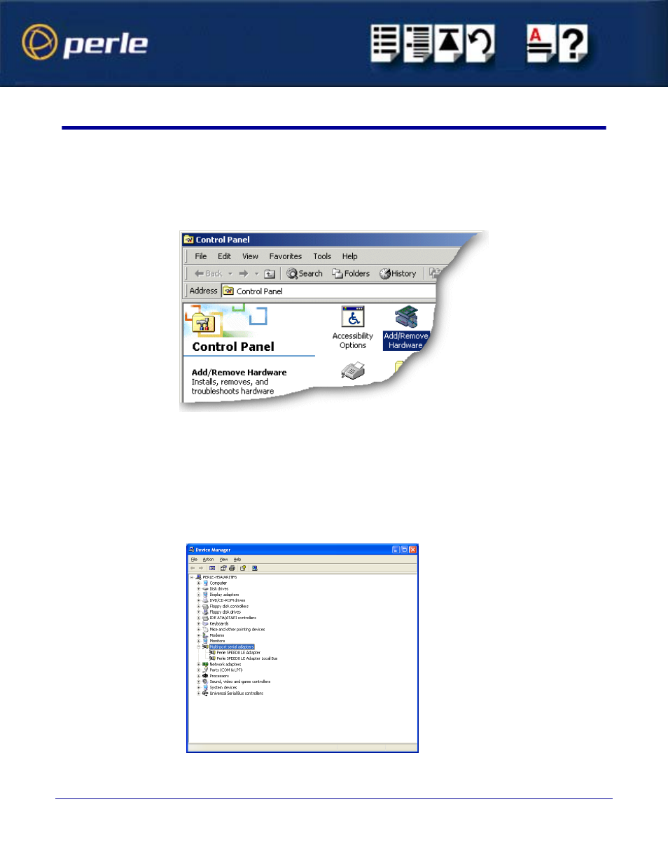 Configuring serial ports | Perle Systems Speed LE 1P User Manual | Page 21 / 61