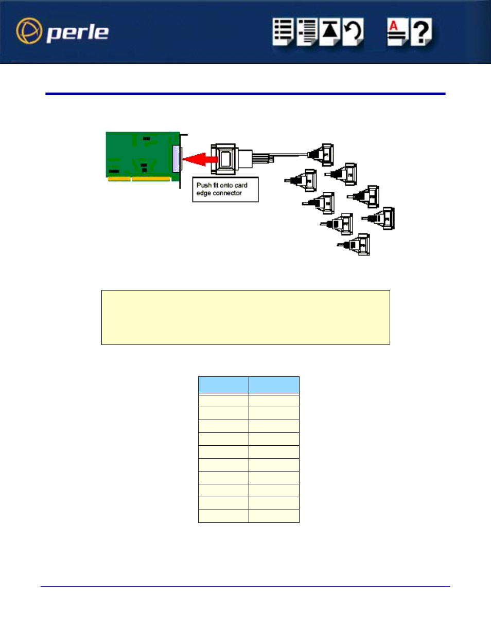 Db9 fan-out cable | Perle Systems Speed LE 1P User Manual | Page 51 / 61