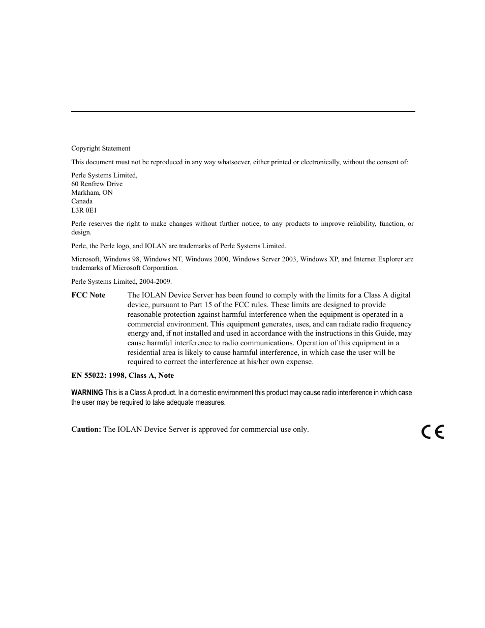 Perle Systems 5500208-41 User Manual | Page 2 / 93