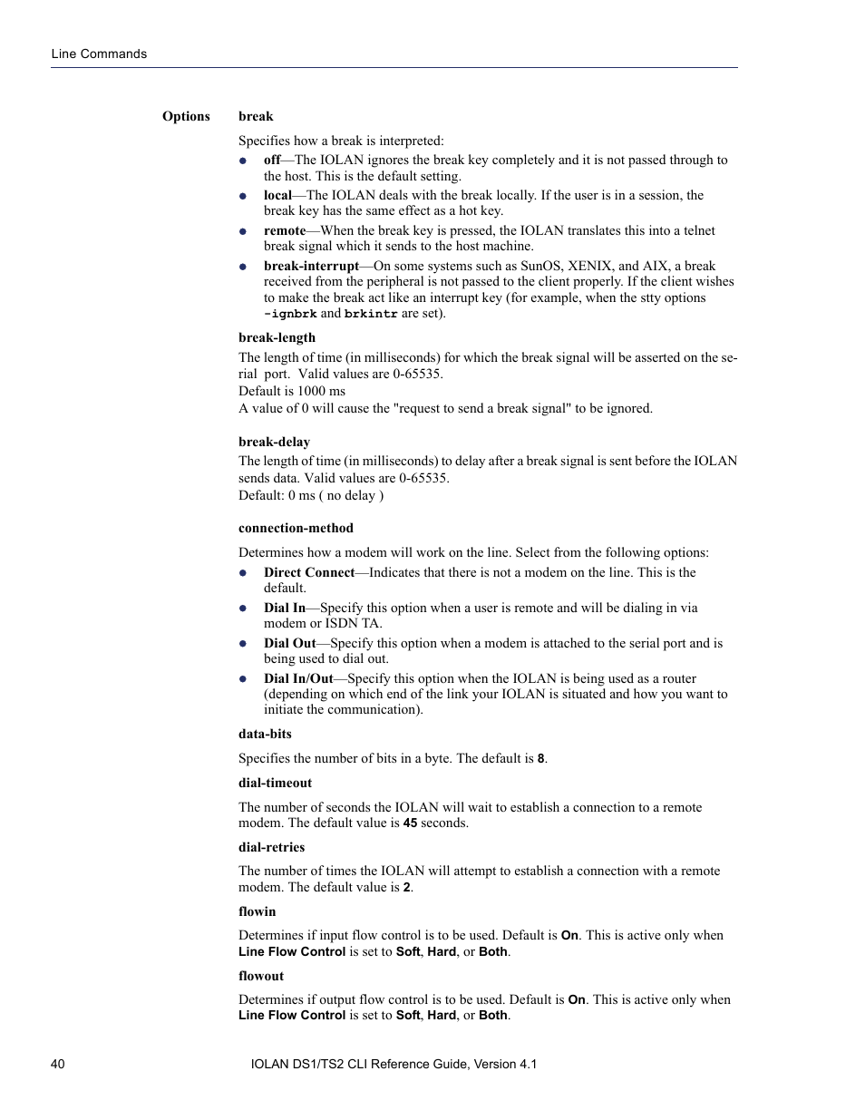 Perle Systems 5500208-41 User Manual | Page 40 / 93