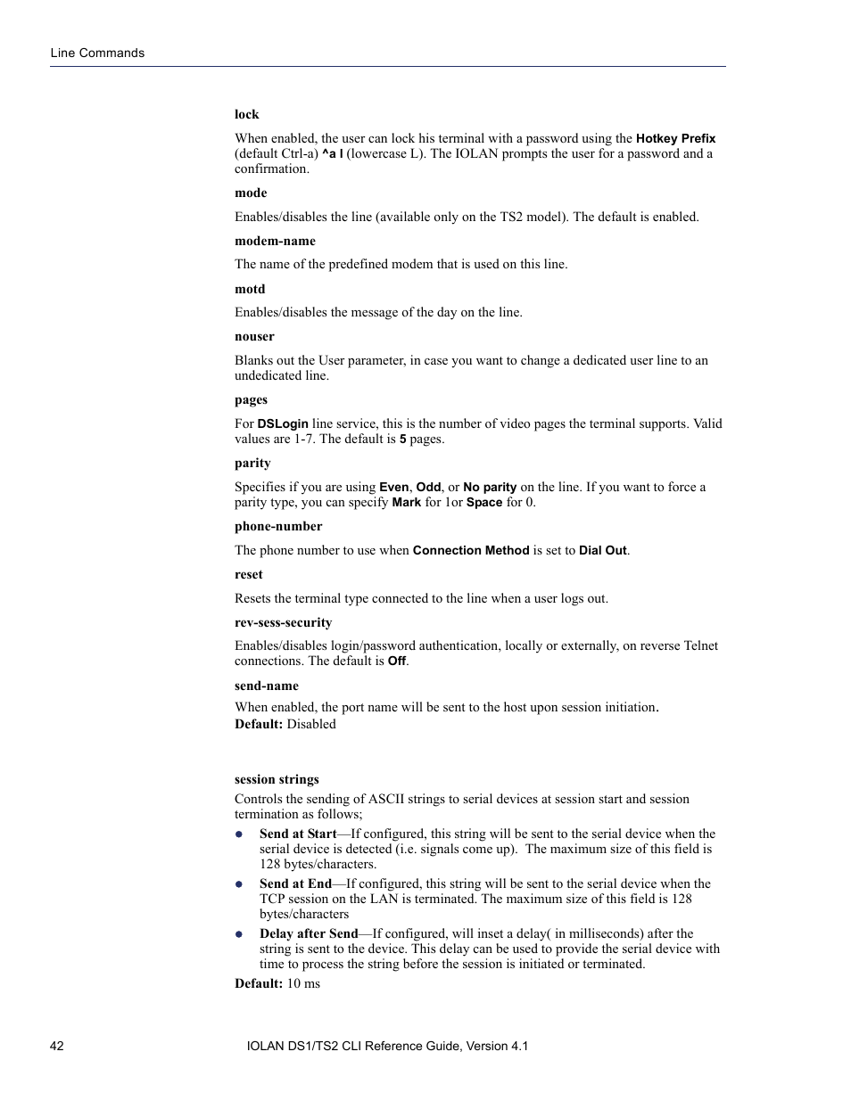 Perle Systems 5500208-41 User Manual | Page 42 / 93