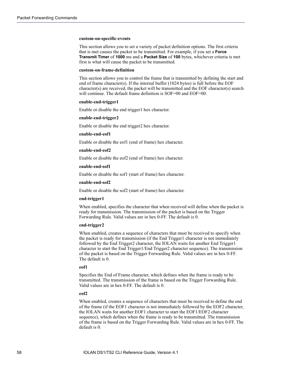 Perle Systems 5500208-41 User Manual | Page 58 / 93