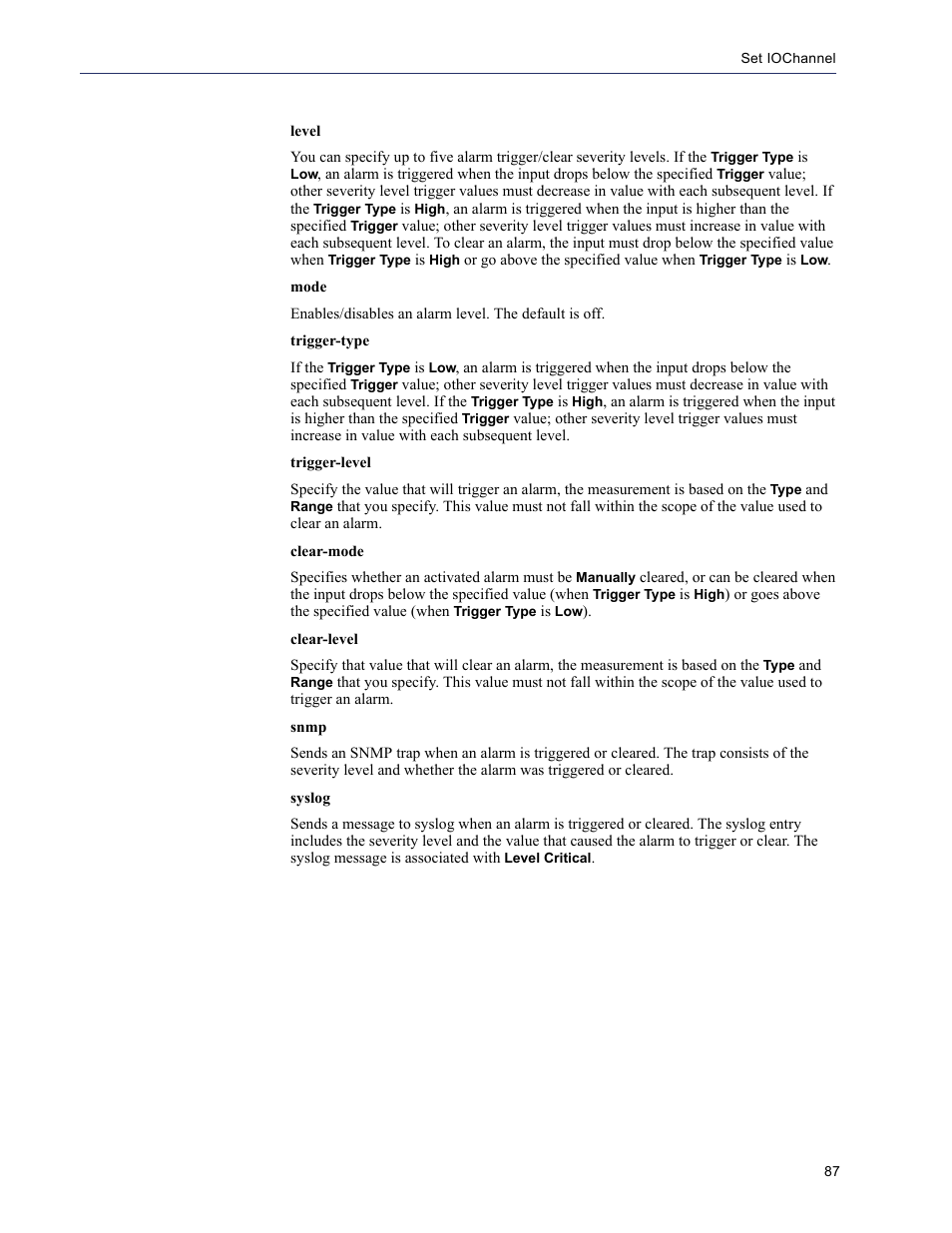 Perle Systems 5500208-41 User Manual | Page 87 / 93