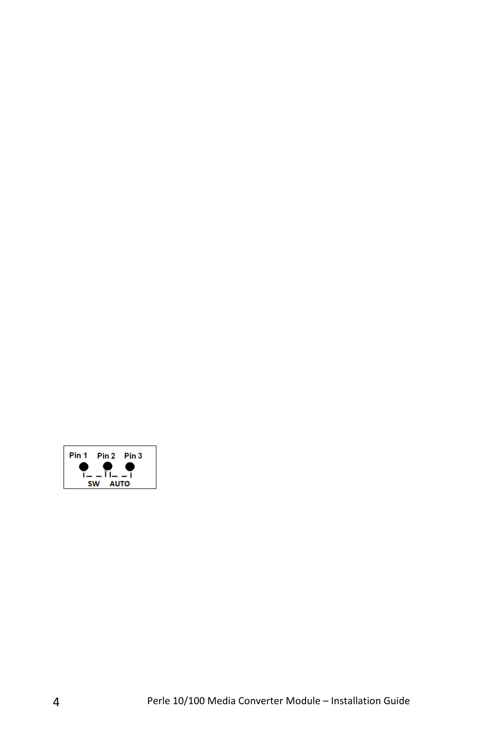 Auto-config jumper (cm-110 only) | Perle Systems CM-110-XXXXX User Manual | Page 4 / 20