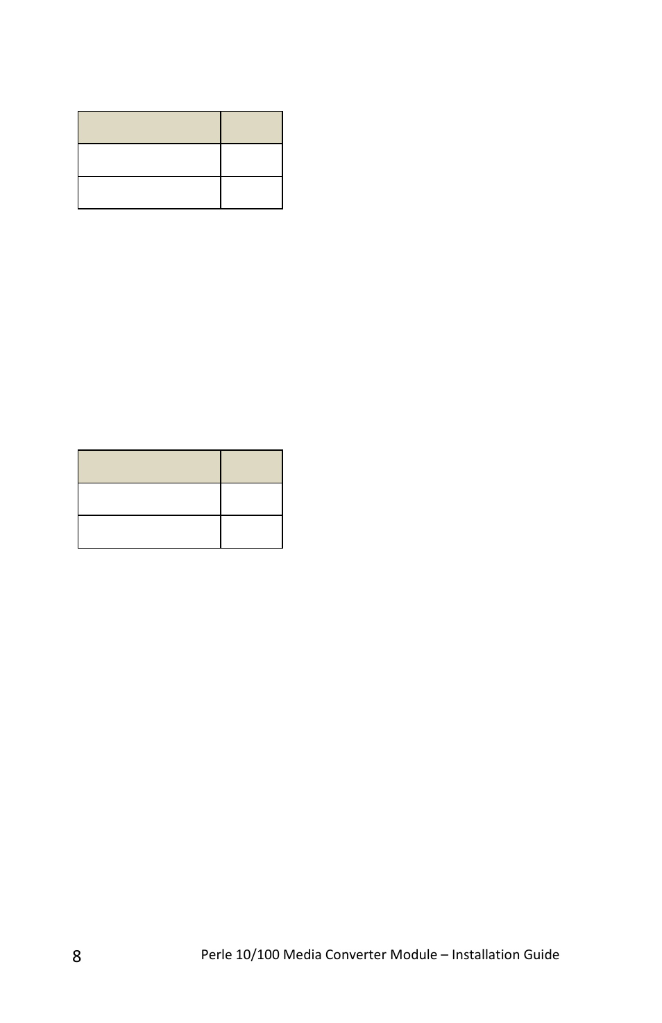 Perle Systems CM-110-XXXXX User Manual | Page 8 / 20