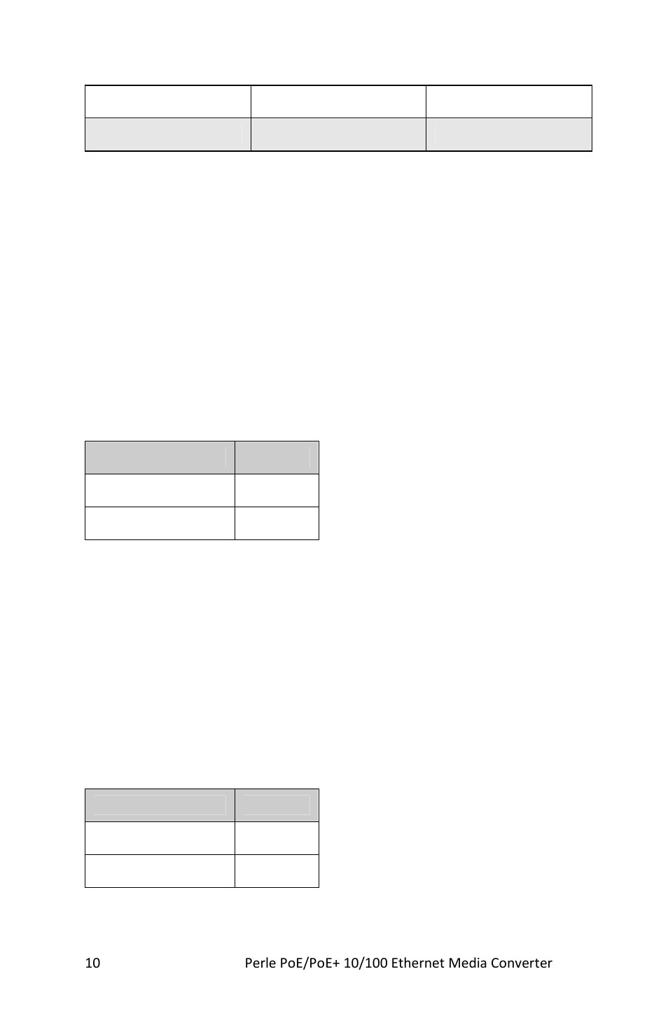 Pd power reset (switch 6), Loopback fiber (switch 7) | Perle Systems S-110P User Manual | Page 10 / 23