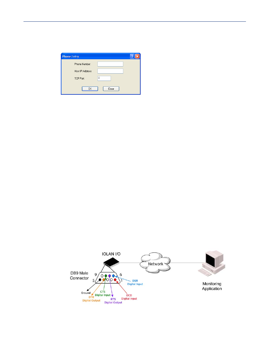 Control signal i/o profile, Vmodem phone number entry, Overview functionality | Perle Systems Perle IOLAN DS1 User Manual | Page 103 / 224