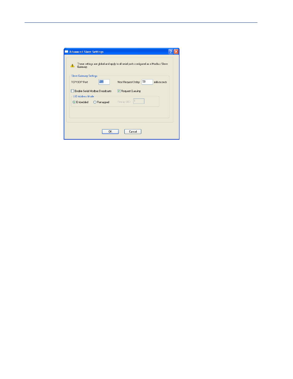Modbus slave advanced settings field descriptions | Perle Systems Perle IOLAN DS1 User Manual | Page 111 / 224