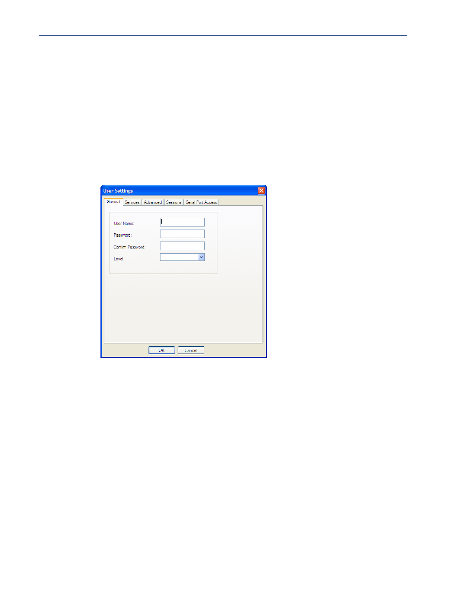 Adding/editing users, General tab, Overview functionality field descriptions | Perle Systems Perle IOLAN DS1 User Manual | Page 119 / 224