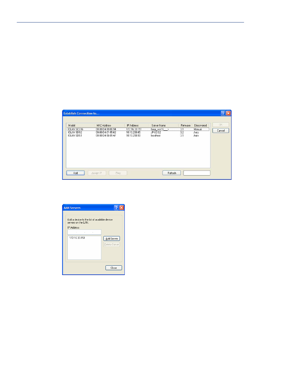 Using devicemanager to connect to the iolan, Starting a new session | Perle Systems Perle IOLAN DS1 User Manual | Page 56 / 224