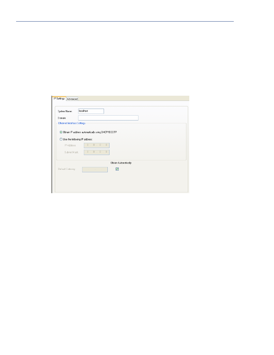Ip settings, Overview field descriptions, Ethernet information. see | Perle Systems Perle IOLAN DS1 User Manual | Page 62 / 224