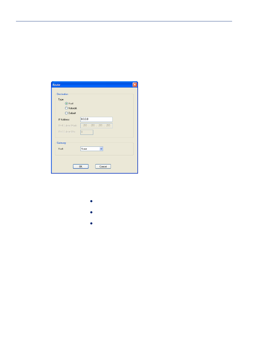 Adding/editing routes | Perle Systems Perle IOLAN DS1 User Manual | Page 66 / 224