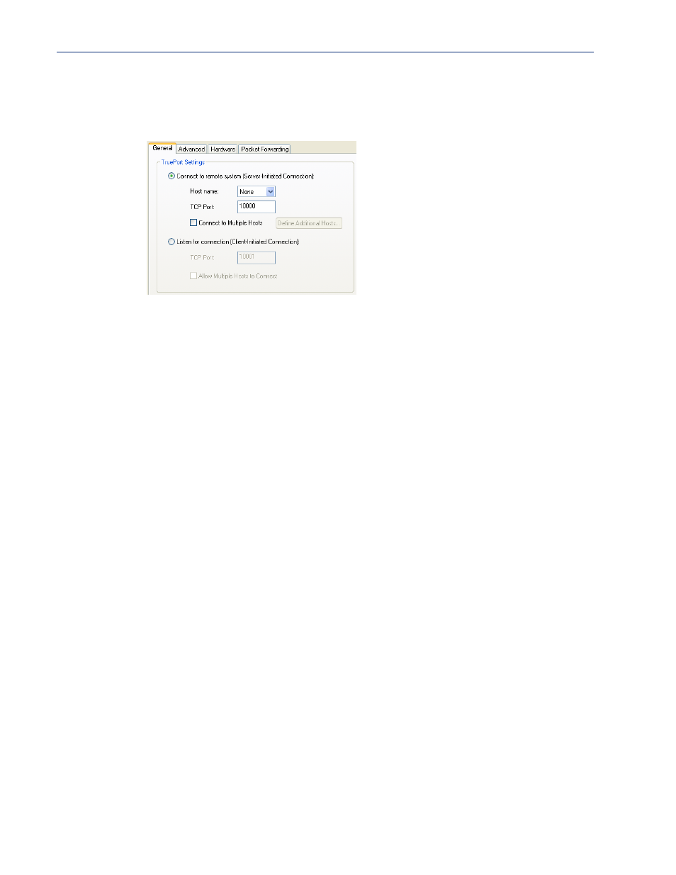 General tab field descriptions | Perle Systems Perle IOLAN DS1 User Manual | Page 79 / 224