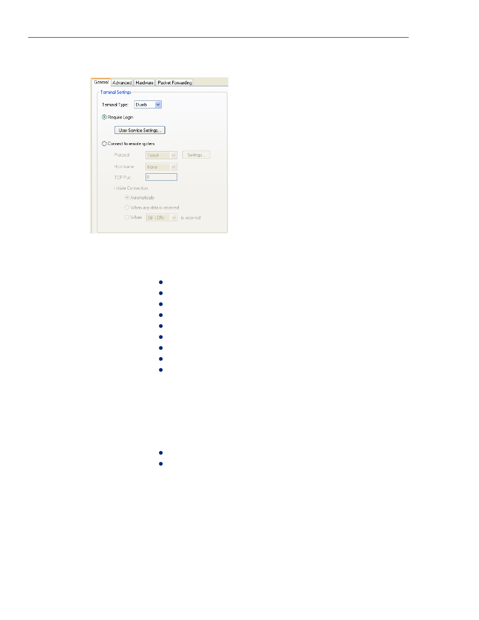 General tab field descriptions | Perle Systems Perle IOLAN DS1 User Manual | Page 92 / 224