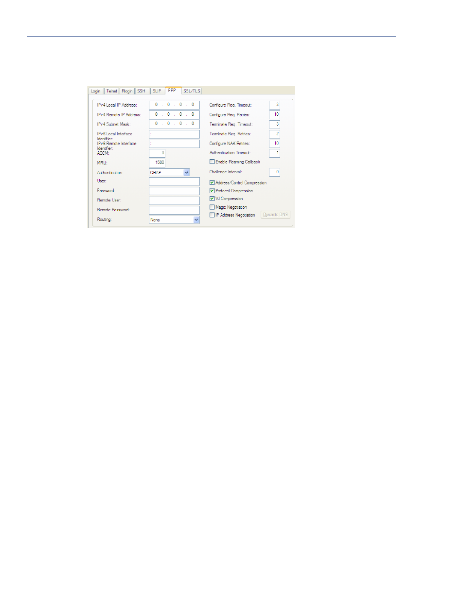 Ppp settings | Perle Systems 5500161-40 User Manual | Page 156 / 424