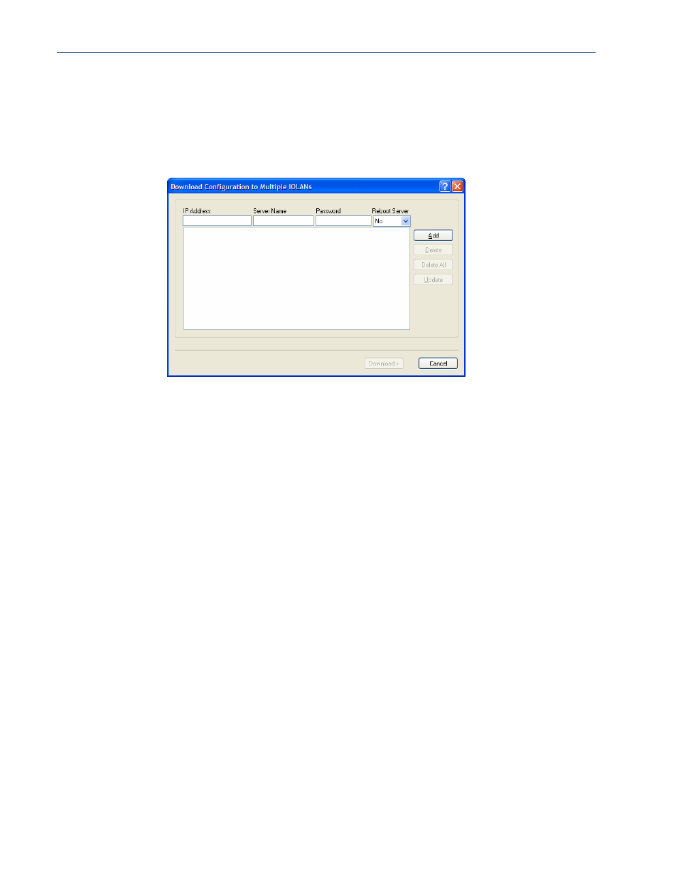 Downloading configuration files to multiple iolans | Perle Systems 5500161-40 User Manual | Page 321 / 424