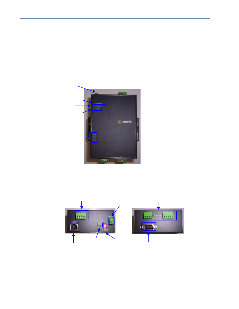 Top view end view | Perle Systems 5500161-40 User Manual | Page 37 / 424