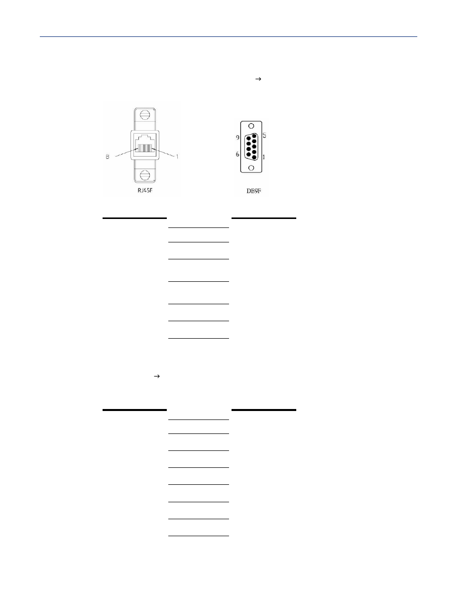 Rj45f to db9f dte crossover adapter, Sun/cisco roll-over adapter for rack mount models | Perle Systems 5500161-40 User Manual | Page 407 / 424