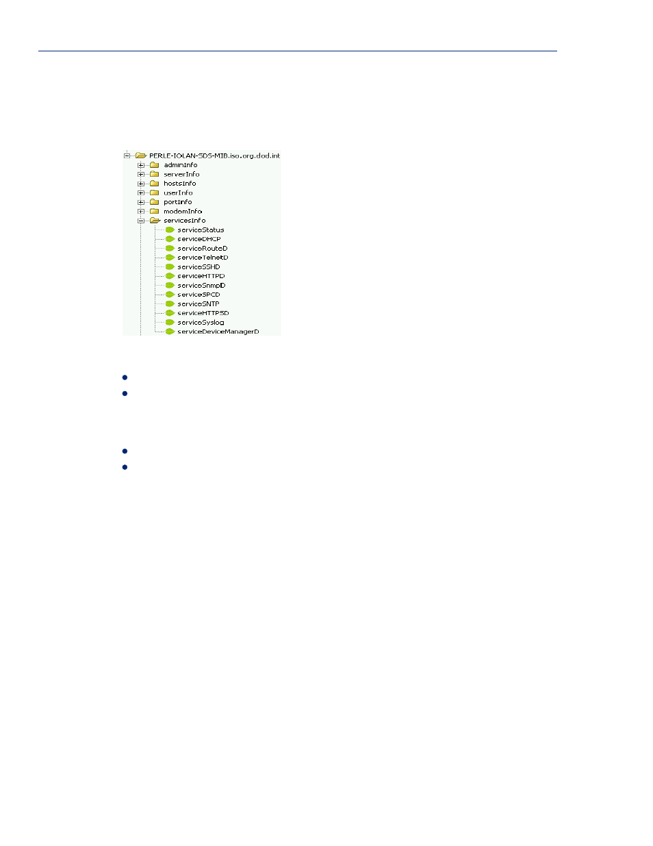 Using the snmp mib | Perle Systems 5500161-40 User Manual | Page 66 / 424