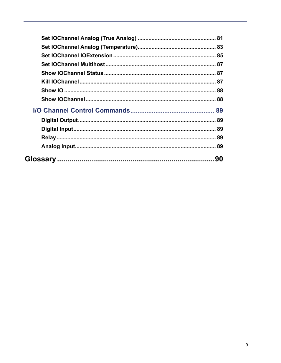 Glossary | Perle Systems 5500208-43 User Manual | Page 9 / 89
