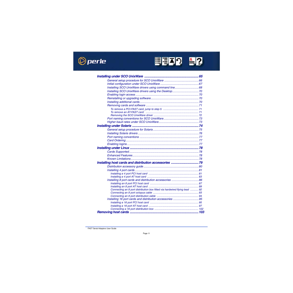 Perle Systems Adaptors User Manual | Page 11 / 129