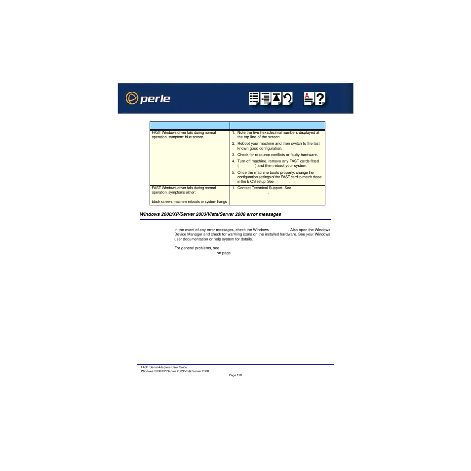 Perle Systems Adaptors User Manual | Page 120 / 129